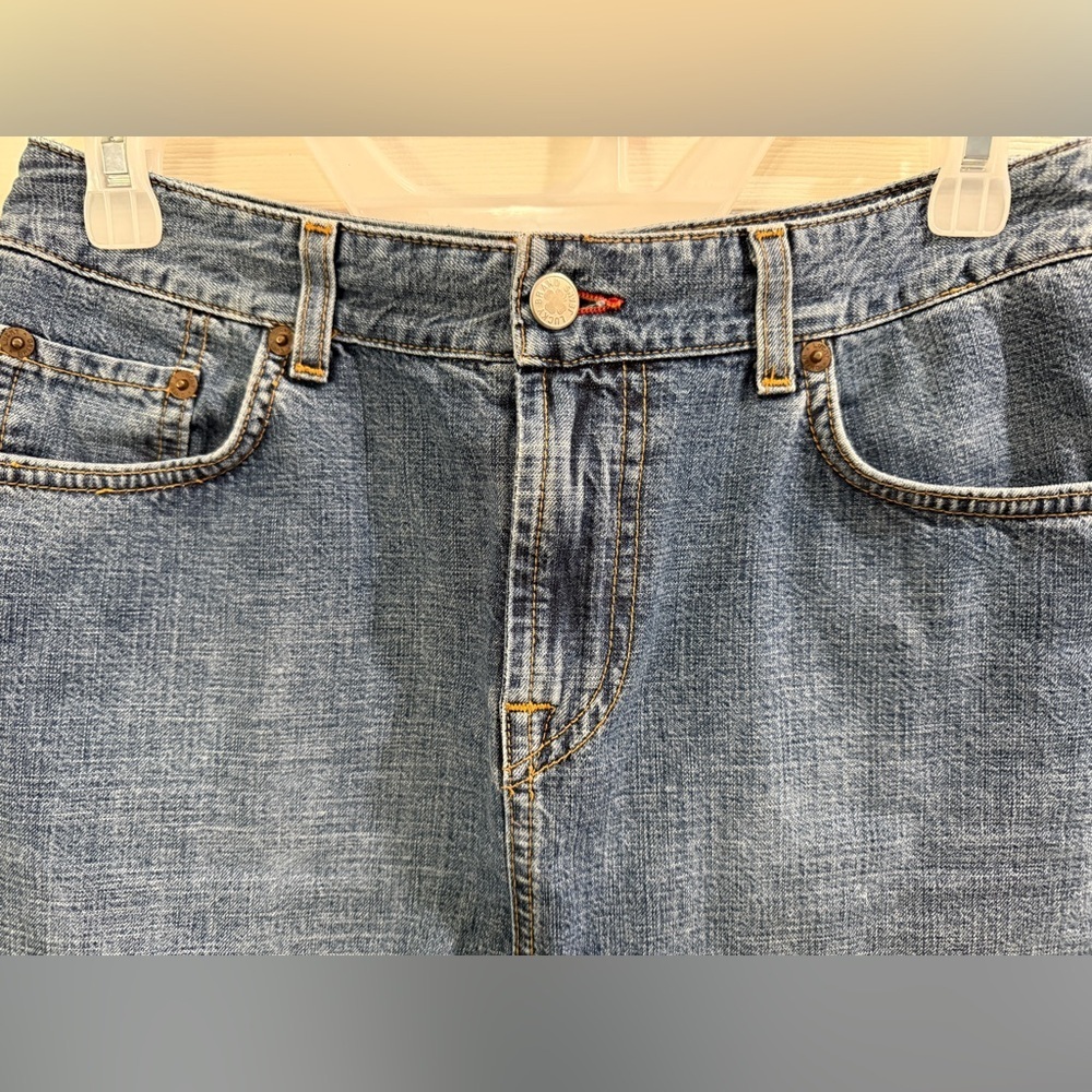 VTG Lucky Brand Indigo Denim Cotton Skirt Y2K 90s Vintage - Picture 5 of 7